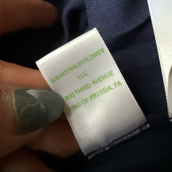 Lilly Pulitzer True Navy Jane Shift Cocktail Party Dress Size 4 - Picture 10 of 11